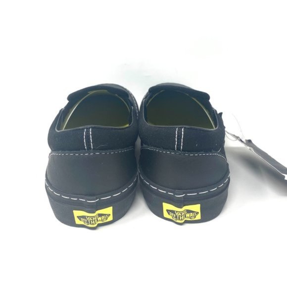 💖MEGA SALE💖NEW VANS Classic Slip On Black Color Women s Flame SB VN0A3MUCN3H - Picture 9 of 10